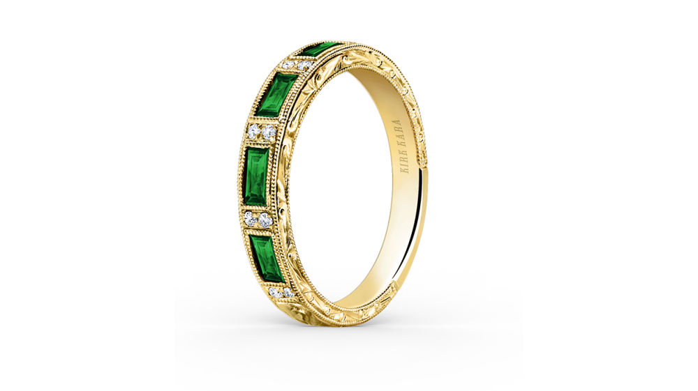 Kirk Kara Colored Gemstone Wedding Band