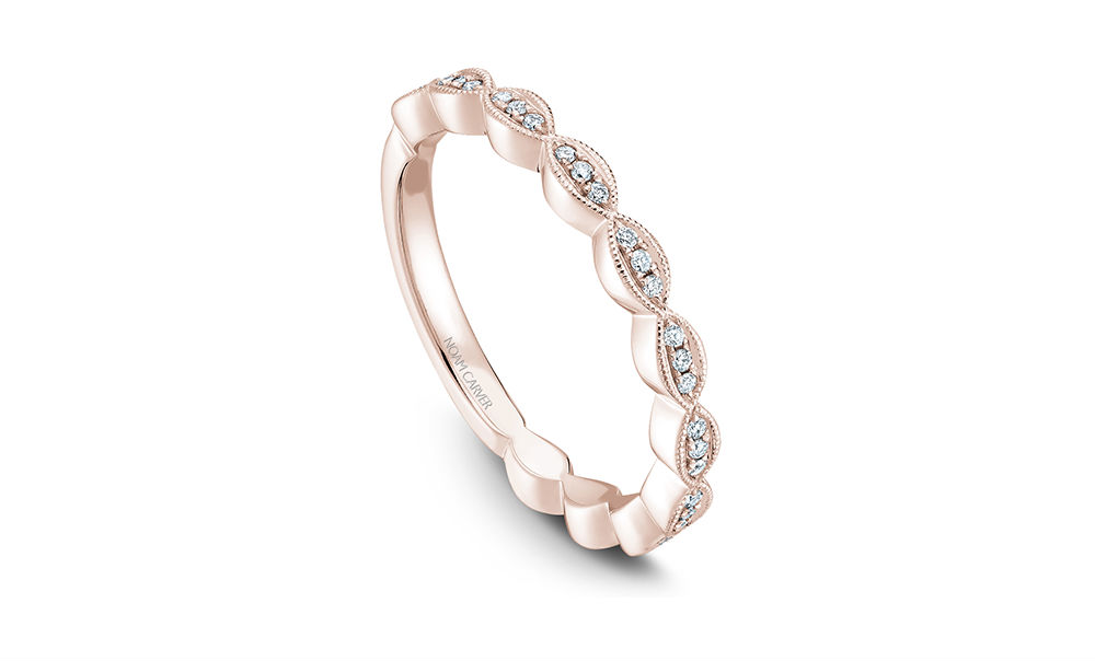 Noam Carver Rose Gold Wedding Band