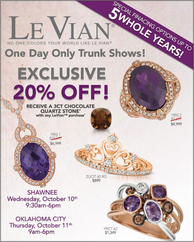 Le Vian pop up shop at Huntington Fine Jewelers