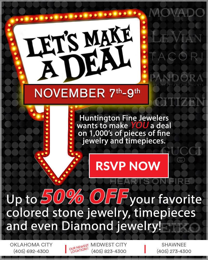 Let's Make a Deal! Event at Huntington Fine Jewelers