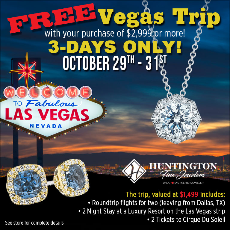 Free Vegas Trip on Huntington Fine Jewelers!