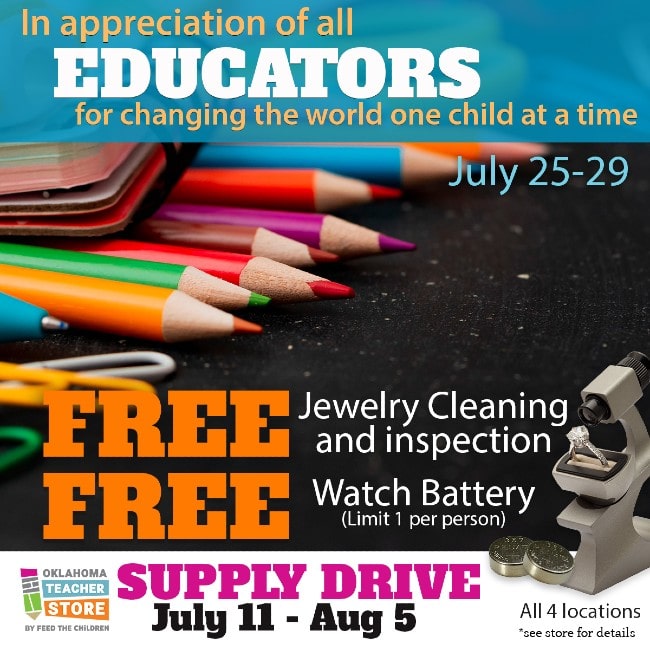 Educator Appreciation Week at Huntington Fine Jewelers