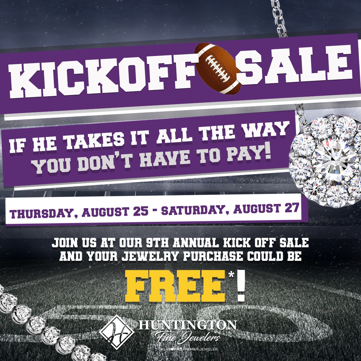 9th Annual Kickoff Event at Huntington Fine Jewelers