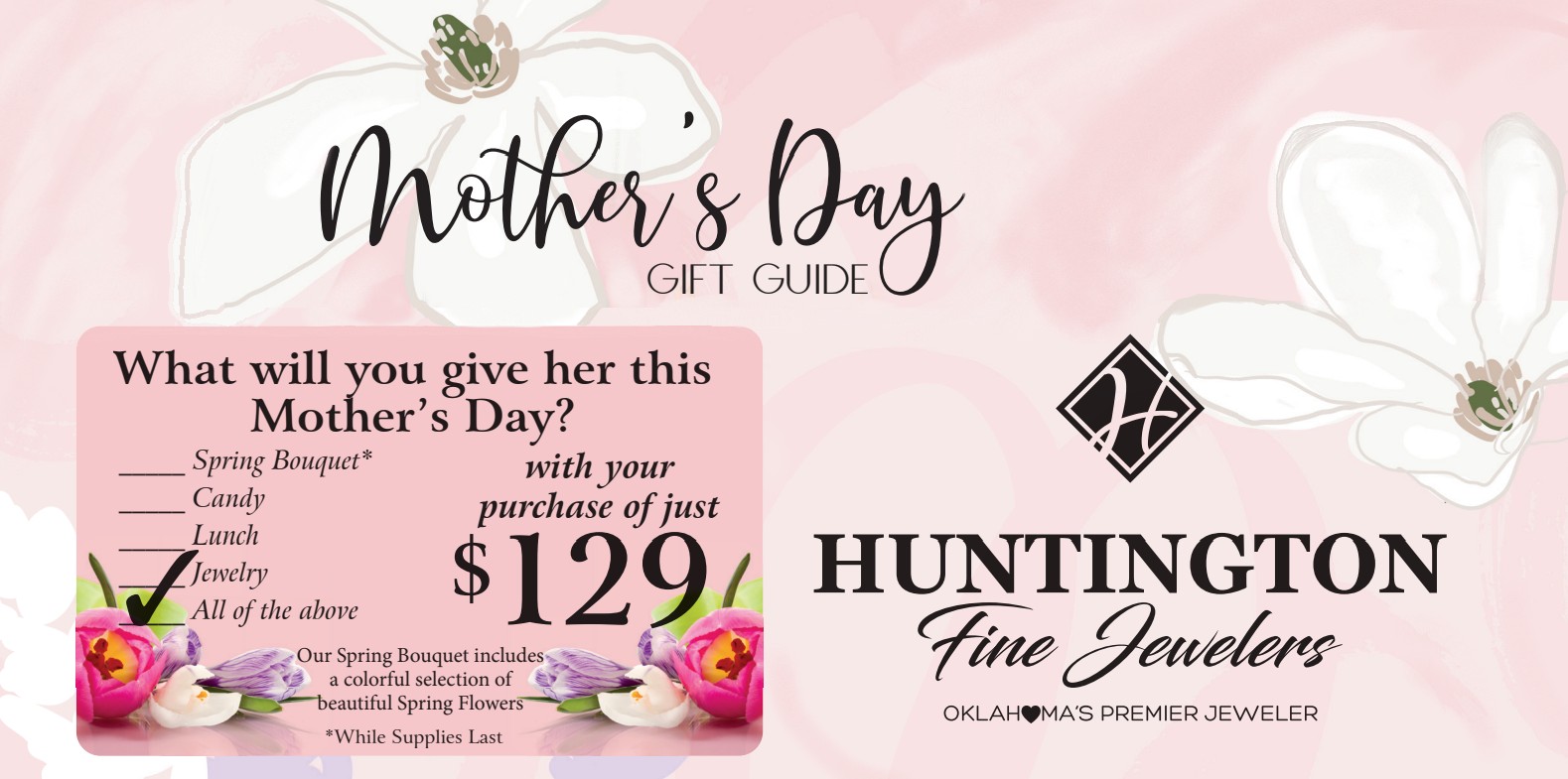 Sweet Mother’s Day Offer from Huntington Fine Jewelers