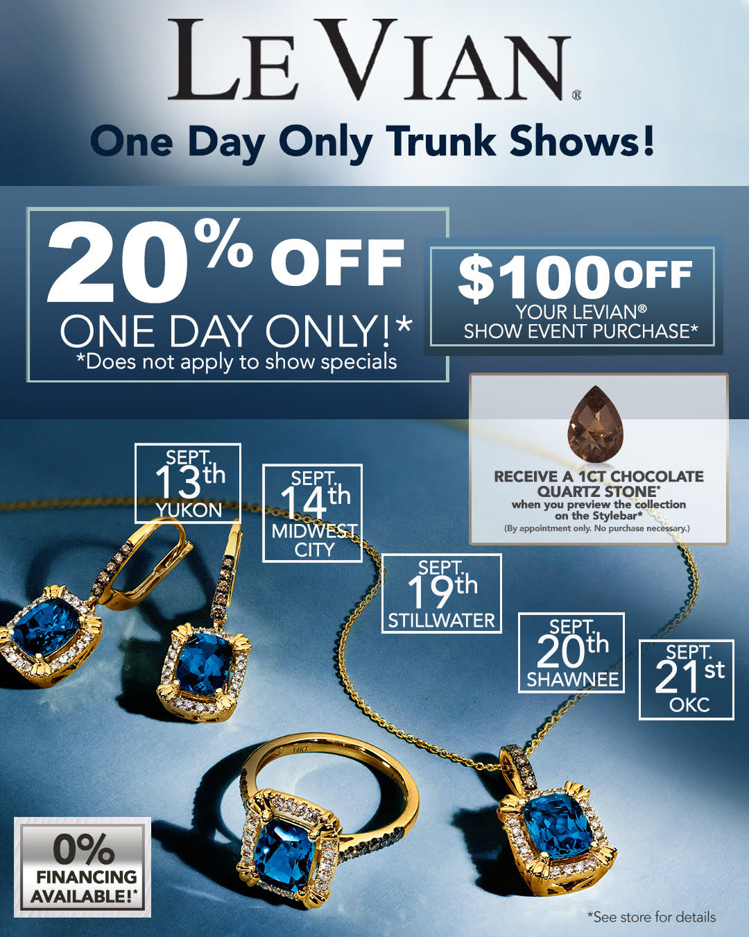 Le Vian Trunk Show at Huntington Fine Jewelers