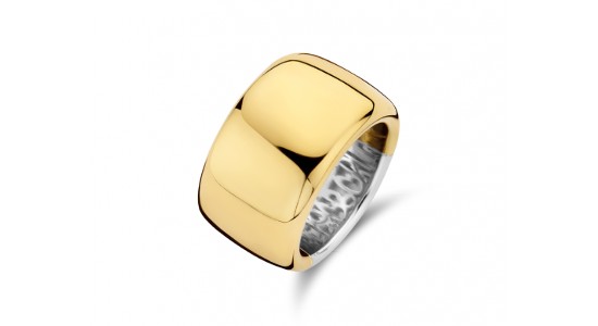 a chunky, mixed metal fashion ring from Ti Sento