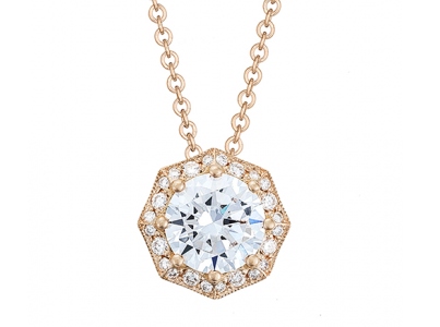 An Allure TACORI diamond necklace, available at Huntington Fine Jewelers.